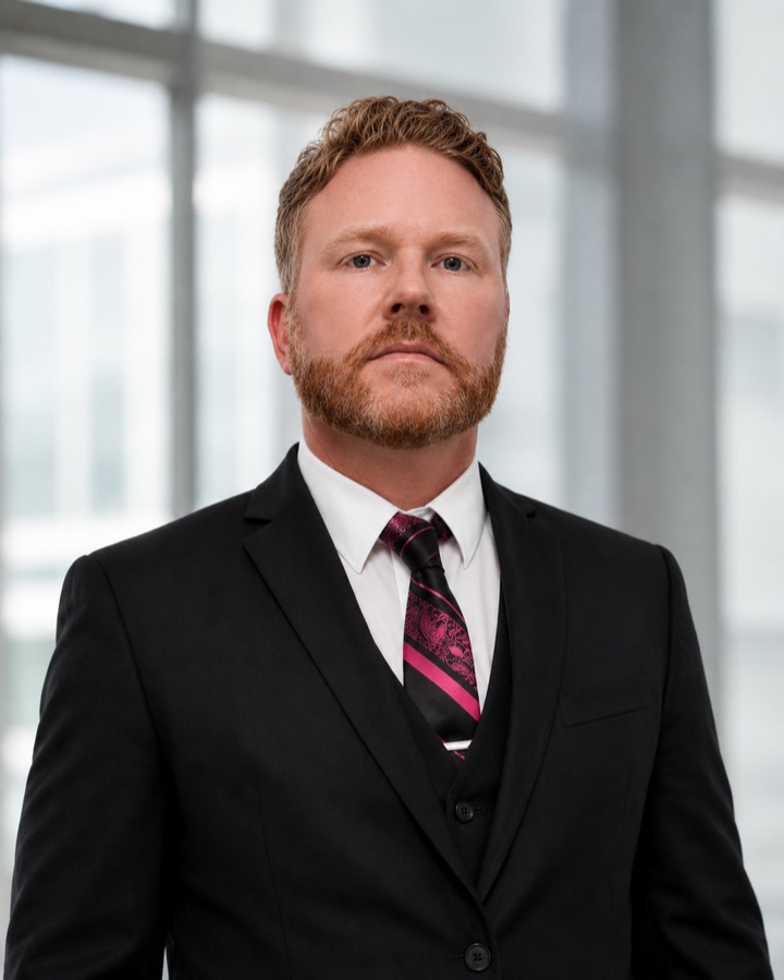 Portrait of Christian Staum, founder of Sterling Claims Group